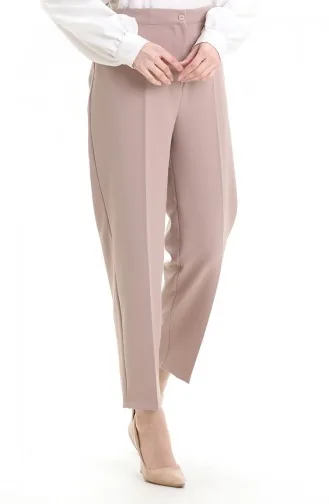 Pantalon à Poches Grande Taille 4003-06 Café Au Lait 4003-06