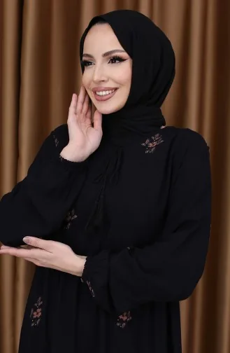 Black İslamitische Jurk 4083-01
