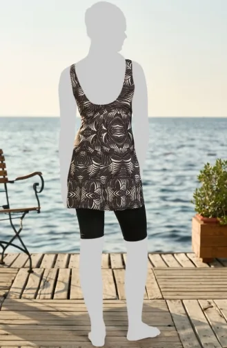 Badpak Met Legging 25633-01 Zwart 25633-01