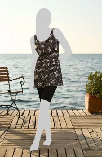 Badpak Met Legging 25633-01 Zwart 25633-01