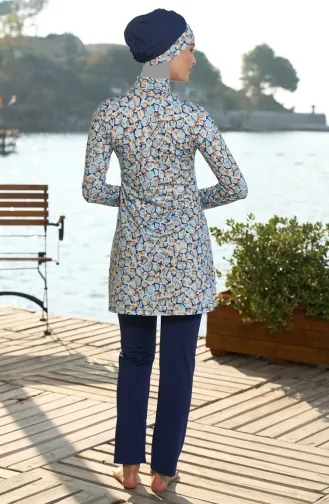 Bescheiden Badpak 25934-01 Marineblauw 25934-01