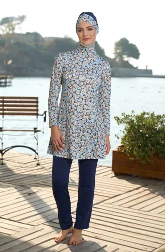 Bescheiden Badpak 25934-01 Marineblauw 25934-01