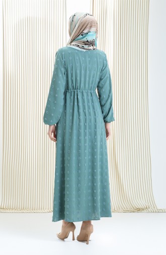 Robe Hijab Vert noisette 0064-02