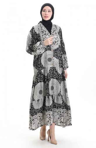 Robe Hijab Noir 0061-01