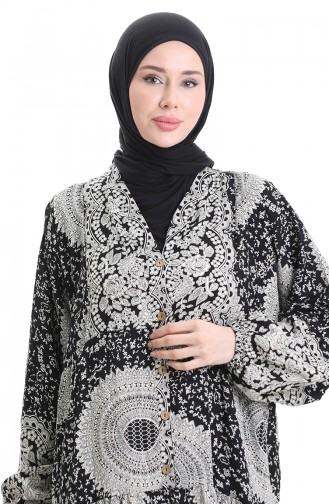Robe Hijab Noir 0061-01