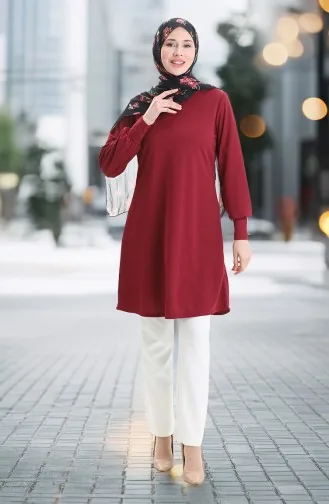 Tunique Basique 1120-01 Rouge Bordeaux 1120-01