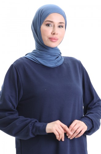 Dunkelblau Tunikas 0012-15