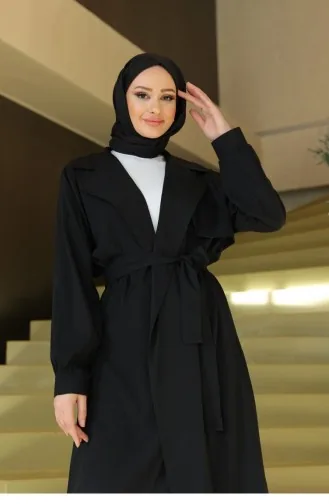 بدلة مون بيس المفصلة باللون الأسود 658