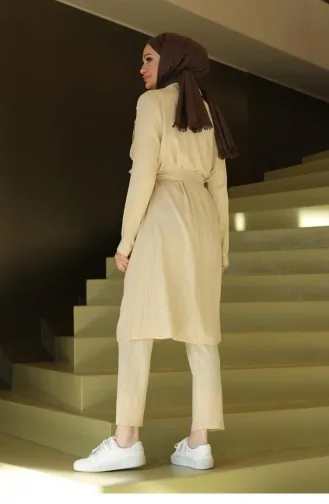 مجموعة مون بيس المفصلة باللون البيج 662