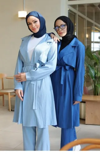 Moon Piece Detailliertes Set Baby Blau 666