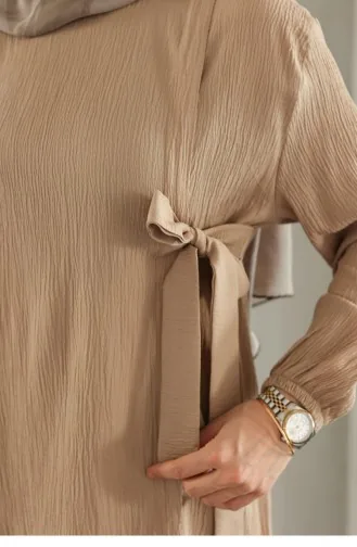 Costume En Vison Avec Détail Cravate 684