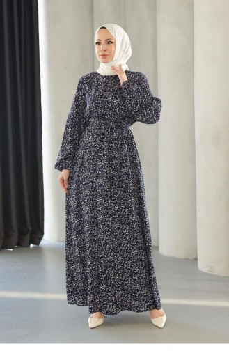 Robe Hijab Bleu Marine 688