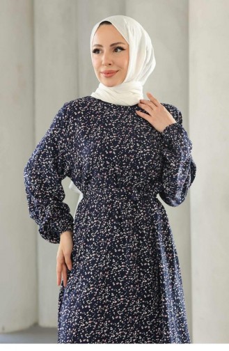 Robe Hijab Bleu Marine 688