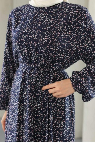 Robe Hijab Bleu Marine 688