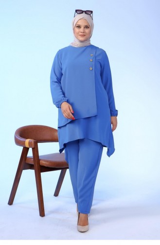 Indigo Suit 5079.İndigo