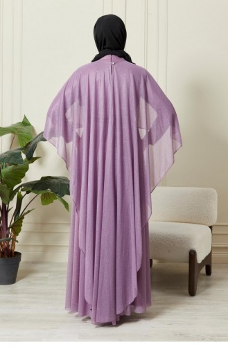 Lila Hijab-Abendkleider 8098.Lila