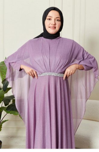 Lila Hijab-Abendkleider 8098.Lila