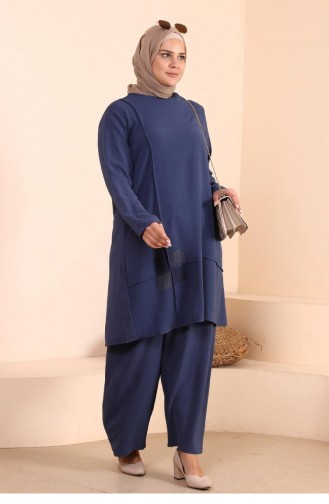 Navy Blue Suit 8689.Lacivert