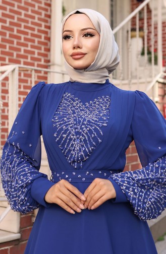 Stein Hijab-Abendkleider 6237-04