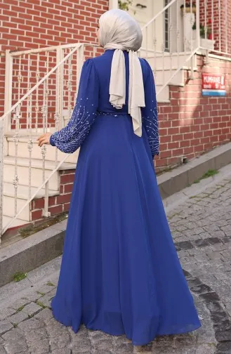 Chiffon Stein Abendkleid 6237-04 Saks 6237-04