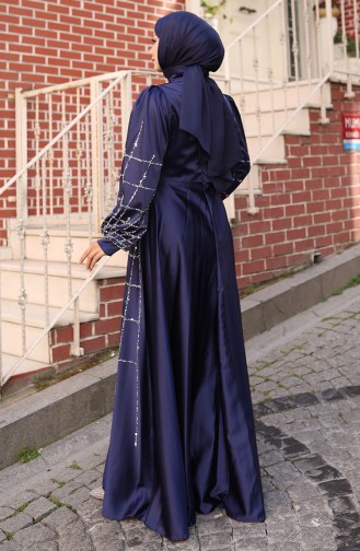 Habillé Hijab Bleu parlement 6249-06