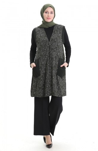Khaki Gilet 994727A-03