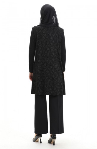 Schwarz Strickjacke 994727G-01