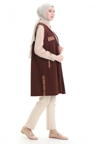 Tobacco Brown Gilet 994763-04