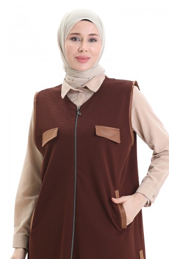 Tobacco Brown Gilet 994763-04