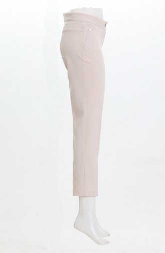 Düz Paça Pantolon 4004-02 Bej