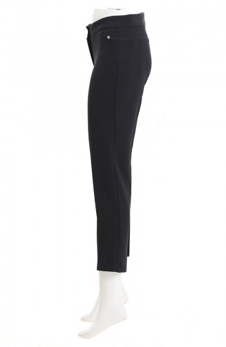 Düz Paça Pantolon 4004-04 Siyah