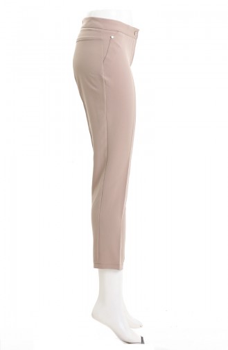 Düz Paça Pantolon 4004-06 Sütlü kahve
