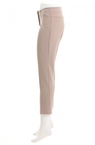 Düz Paça Pantolon 4004-06 Sütlü kahve