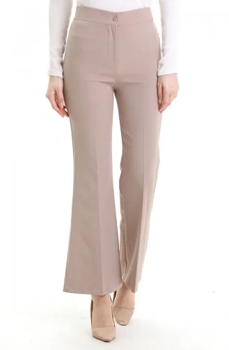 Elastische Tailleband Met Klokbodem 4005-05 Melkkoffie 4005-05