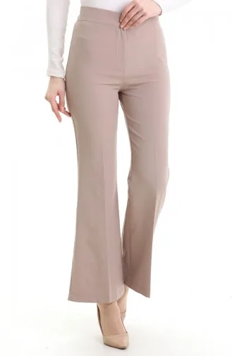 Elastische Tailleband Met Klokbodem 4005-05 Melkkoffie 4005-05