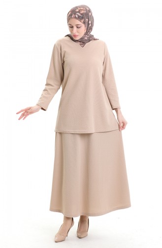 Burgu İkili Takim 992607-04 Krem