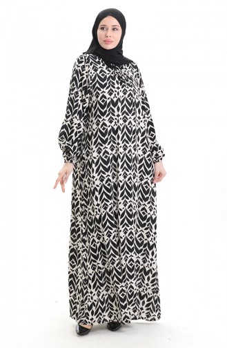 Black İslamitische Jurk 994585A-01