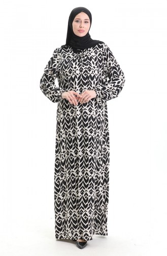 Black İslamitische Jurk 994585A-01