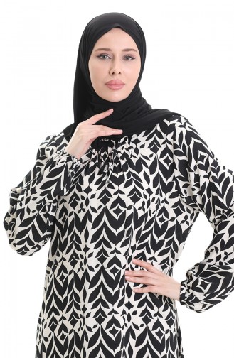Black İslamitische Jurk 994585A-01