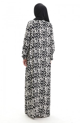 Black İslamitische Jurk 994585A-01
