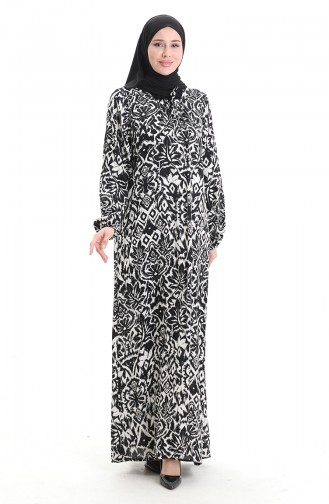 Black Hijab Dress 994585C-01