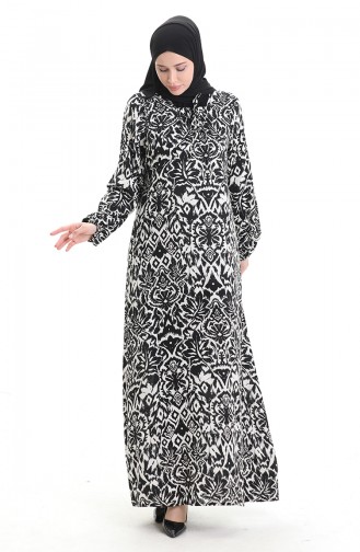 Black Hijab Dress 994585C-01