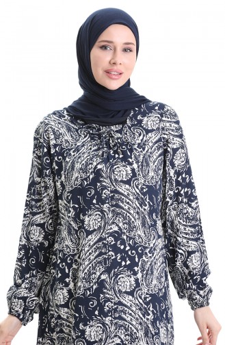 Robe Hijab Bleu Marine 994585E-01