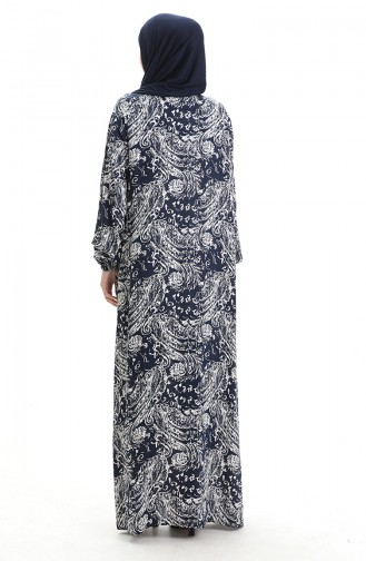 Robe Hijab Bleu Marine 994585E-01