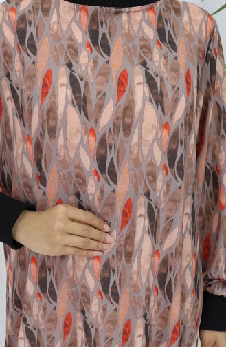 Mink Hijab Dress 0054-04
