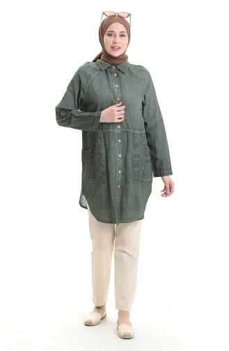 Authentische Hemdtunika 0535-05 Khaki 0535-05