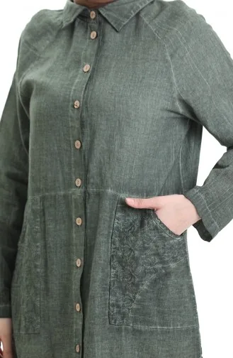 Authentische Hemdtunika 0535-05 Khaki 0535-05
