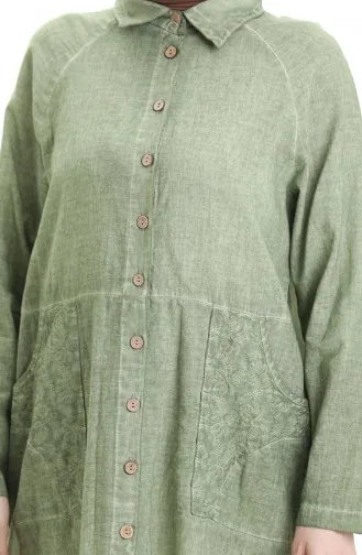 Authentic Hemd Tunika 0535-07 Grasgrün 0535-07
