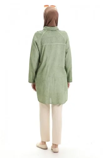 Authentic Hemd Tunika 0535-07 Grasgrün 0535-07