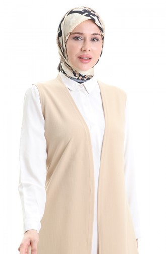 Beige Waistcoats 8748-03